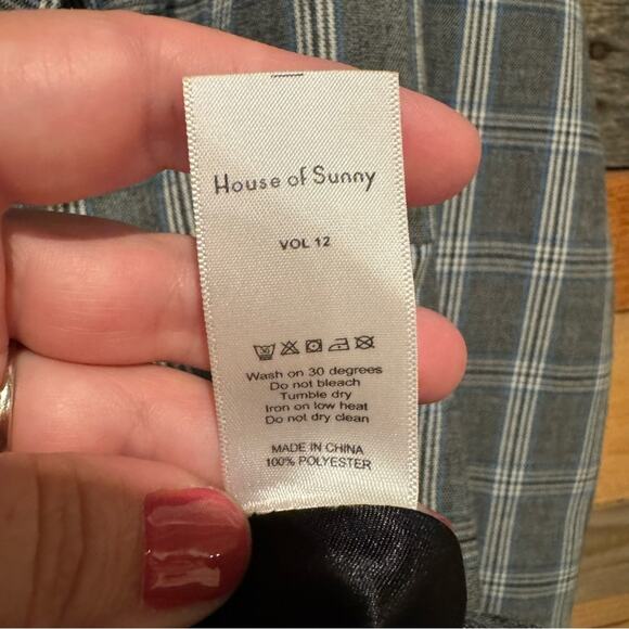 House of Sunny Heritage Tailored Blazer Jacket In Academic Check Vol 12 Size 2 - Picture 13 of 13